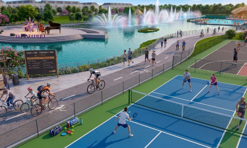 Không gian sống năng động bên hồ đẳng cấp